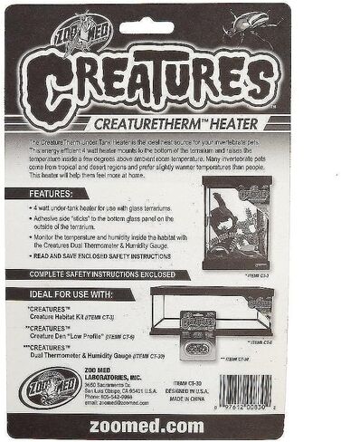 Zoo Med Creatures Creaturetherm Heater 4 Watt in Saudi Arabia