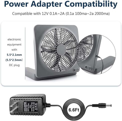 12V AC Power Adapter Charger Power Supply Cable Cord for Yamaha Keyboard PSR, YPG, YPT, DGX, DD, EZ, P Digital Piano and Portable Keyboard Series PA130 PA150 YPG-235 YPT-230 YPT-400 PA-3 PA-5 & More in Saudi Arabia