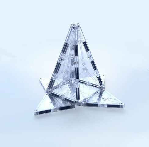 MAGNA-TILES Ice مجموعة بناء مغناطيسية مكونة من 16 قطعة، العلامة التجارية الأصلية للبناء المغناطيسي in Kuwait
