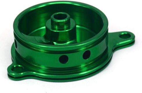 JFG RACING Motorcycle Billet Oil Filter Cover Cap Trim CNC Aluminum Compatible To KX450F 2006-2015 KLX450R 2008-2015 KX 450F KLX 450R 06-15 08-15 Dirt Bike Green in Saudi Arabia