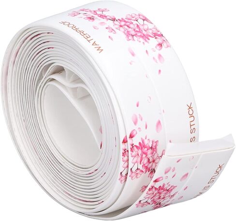 Fafeicy 2Pcs 3.2 Meter Waterproof Tape, PVC Self Adhesive Sealing Caulking Strip, 3.5cm Width, for Kitchen Bathroom Sink, Adhesive Tape in Saudi Arabia