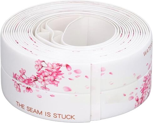 Fafeicy 2Pcs 3.2 Meter Waterproof Tape, PVC Self Adhesive Sealing Caulking Strip, 3.5cm Width, for Kitchen Bathroom Sink, Adhesive Tape in Saudi Arabia