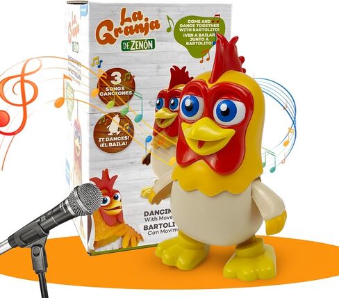 ألعاب الأطفال الصغار من TOYMAKER La Granja de Zenon Bartolito، ألعاب الأطفال الصغار الراقصة، ألعاب تعليمية تفاعلية للأطفال الصغار في سن 1 2 3 4 سنوات للأولاد والبنات في أعياد الميلاد وعيد الميلاد in Kuwait