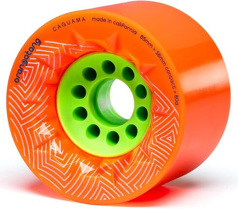 Orangatang Caguama 85 mm Longboard Wheels for Cruising, DIY Electric Skateboards, Eboards (Set of 4) in Saudi Arabia