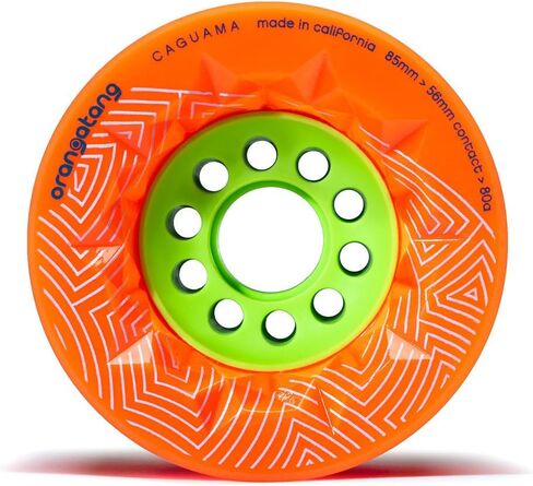 Orangatang Caguama 85 mm Longboard Wheels for Cruising, DIY Electric Skateboards, Eboards (Set of 4) in Saudi Arabia
