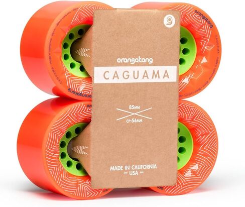 Orangatang Caguama 85 mm Longboard Wheels for Cruising, DIY Electric Skateboards, Eboards (Set of 4) in Saudi Arabia
