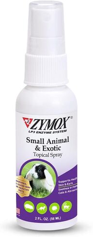 Zymox Small Animal & Exotic Topical Spray, 2 oz. – Supports Healthy Skin for Dog, Cat, Rabbit, Guinea Pig, Ferret, Hamster, Chinchilla, Monkey in Kuwait