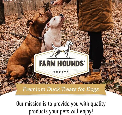 مدربو البط من Farm Hounds، علاجات تدريب ممتازة بحجم العض للكلاب الصغيرة والمتوسطة والكبيرة، لدغات طبيعية وصحية لجلسات تدريب الكلاب، علاج متشنج للكلاب، صنع في الولايات المتحدة الأمريكية، بطة 4.5oz in Kuwait