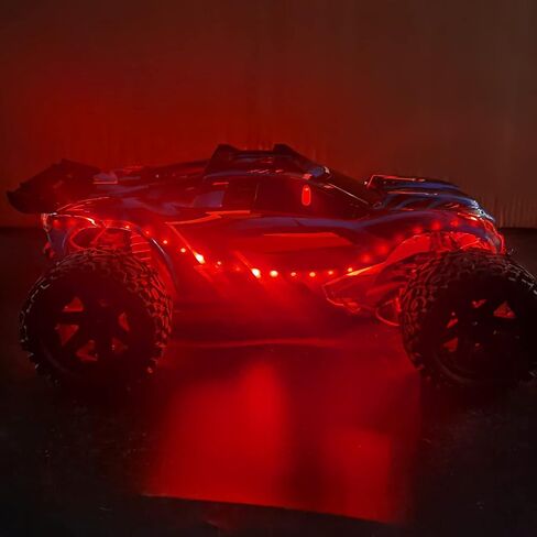 شريط إضاءة LED من MOHERO لهيكل السيارة RC والشاحنة ذات الجناح الثابت والطائرة الطائرة بدون طيار AR Wing Drone (أزرق) in Kuwait