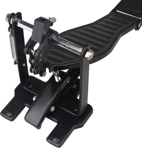 Yibuy Black Aluminum Rack Drum Pedal Set with Drum Beater Repair Kit in Saudi Arabia