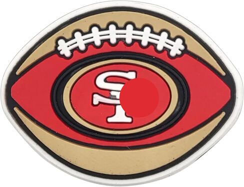 Football Team Shoe Decoration Charms for Shoe Wristband Clog Sandals | PVC Sport Team DIY Charm for Sandals | Cute Sports Charms Accessories for Unisex in Saudi Arabia