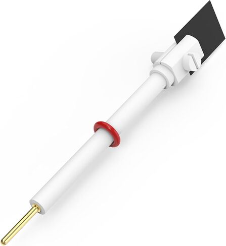 حامل قطب كهربائي بلاتيني PTFE من Labasics، مشبك كهربائي لخلية التحليل الكهربائي، مشبك حامل موصل عينة صلبة مع ورقة بلاتينية عالية النقاء 10 × 10 مم وجسم PTFE in Kuwait