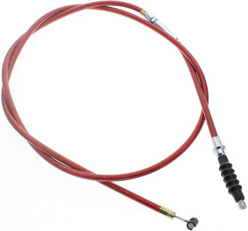كابل القابض الأحمر القابل للتعديل 50 بوصة من QAZAKY لـ 50cc-90cc 110cc 125cc 140cc 150cc 190cc 200cc 250cc ATV Quad Scooter Go Kart Moped Chopper Pit Dirt Bike Tricycle TaoTao Buyang Coolsport Baja Sunl in Kuwait