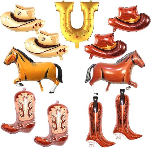 uoyoi 9Pcs Farm Animal Balloons,Farm Party Decorations Baby Shower Farm Birthday Party Supplies Favors,Kids Dog Cow Chicken Pig Sheep Donkey Balloon in Saudi Arabia