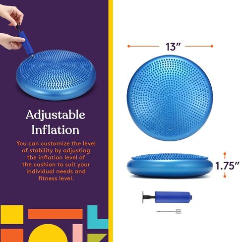 Special Supplies Stability Cushion 13" - Improve Balance, Flexibility, and Strength, (Pump Included) in Saudi Arabia