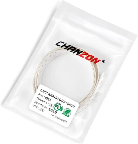 Chanzon 100pcs 0603 SMD Resistor 4.7K Ω ohm 4k7 1/10W 0.1W ±1% Tolerance Thick Film 4.7KR SMT Chip Resistors Rohs Certificated in Saudi Arabia
