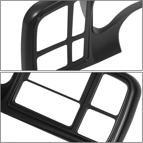 DNA Motoring ZTL-Y-0229 مجموعة غطاء إطار أسود مزدوج Din Dash متوافق مع 99-02 Escalade/Silverado/Suburban/Tahoe/Sierra/Yukon in Saudi Arabia