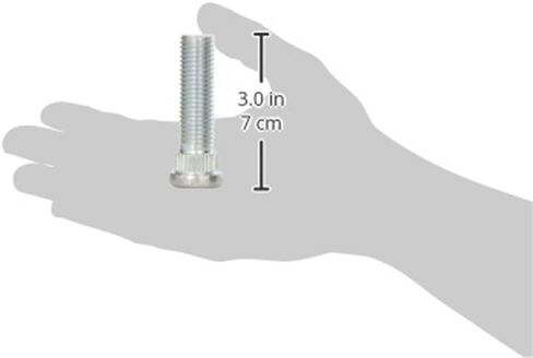 Dorman (610-414.1) 'M12-1.50' and 45mm Long Serrated Wheel Stud, Silver in Saudi Arabia