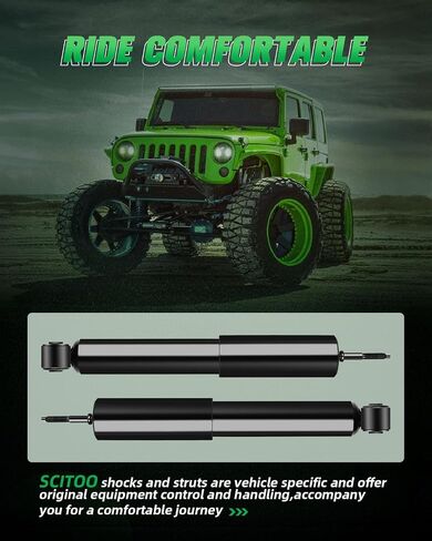 Shocks,SCITOO Front Gas Struts Shock Absorbers Fit for 1997 1998 1999 2000 2001 2002 2003 2004 for Dodge Dakota, 1998 1999 2000 2001 2002 2003 for Dodge for Durango 344049 37220 Set of 2 in Saudi Arabia