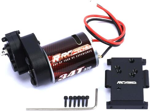RCAWD CR18P 370 موتور 34T علبة التروس المعدنية كومبو نقل لهواية زائد 1/18 CR18P روك فان وتريل هنتر ترقية أجزاء in Saudi Arabia