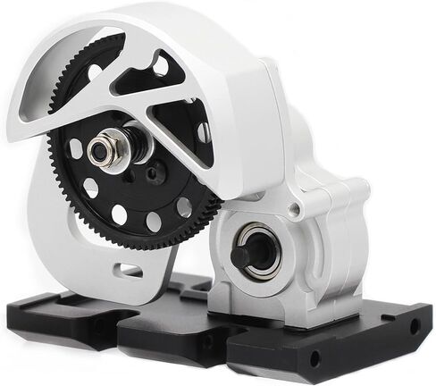 AMK 1/10 Transmission Aluminum SCX10 II Gearbox with Skid Plate for 1/10 RC Crawler Axial AX10 SMT10 Vanquish VS4-10 SCX10 II Upgrades Accessories (Purple) in Saudi Arabia