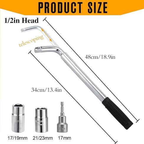 طقم جاك السيارة - جاك مقص لشاحنة السيارة ذات الدفع الرباعي، جاك مقص 1.5 طن (3300 رطل) سعة مع مقبض سقاطة ومفتاح عجلة in Kuwait