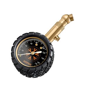 AstroAI Tire Pressure Gauge 60 PSI, Large 2" Easy Read Glow Dial Tire Gauge, Certified ANSI B40.1 Accurate, Compatabile for Bicycle, Car, SUV, Truck & Motorcycle in Saudi Arabia
