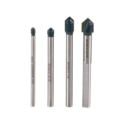 BOSCH GT600 1/2inch Carbide Tipped Glass, Ceramic and Tile Drill Bit, Silver in Saudi Arabia