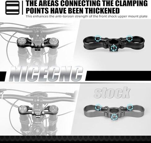 NICECNC Purple Upper Triple Clamp Top Link Plate Bracket Compatible with Surron Light bee X/S See Fitment Off-Road Motorcycle Modified Upper Plates in Saudi Arabia