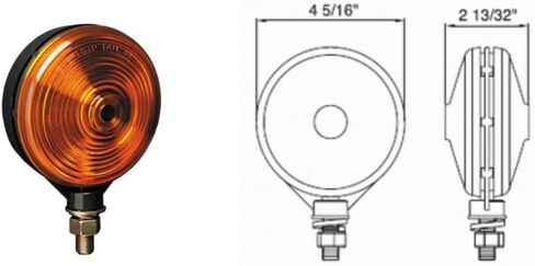 Single Face Amber Park/Turn Signal Light (2 Lights) in Saudi Arabia