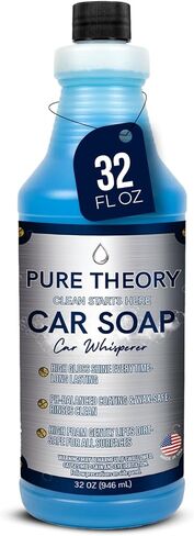 Car Whisperer – Premium Car Wash Soap 128 fl oz | High-Foam, pH-Balanced Formula | Streak-Free Shine | Protects Wax and Coatings | Safe for All Finishes | MADE IN USA in Saudi Arabia