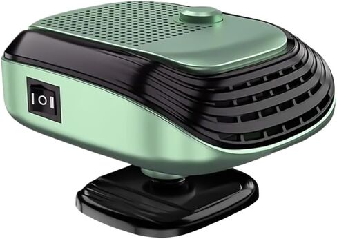 Car Fast Heating Heater Fan Defogger Quick Heating Defrosting Defogging Heater Suitable for Basements Living Rooms(Color: Silver) in Saudi Arabia