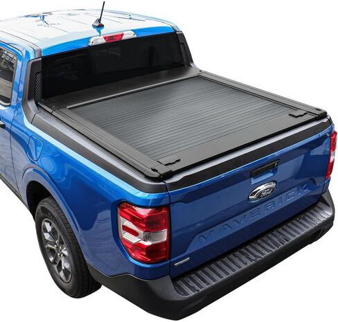 Syneticusa AR Automatic Retract Hard Tonneau Cover Fits 2022-2026 Ford Maverick 4'6" (54.4") Truck Bed Waterproof Retractable Accessories in Saudi Arabia