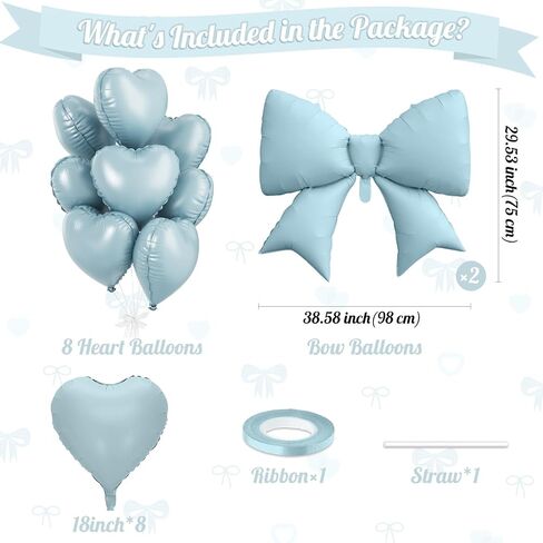 Brown Cream Heart Balloons, Foil Bow Balloons, 10Pcs 18 Inch Sand White Apricot Heart Shaped Balloon and 38 Inch Helium Cream Bow Balloon for Birthday Baby Shower Valentines Wedding Party Decor in Saudi Arabia
