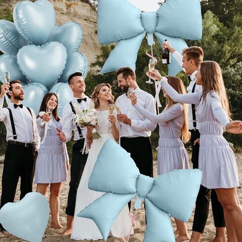 Brown Cream Heart Balloons, Foil Bow Balloons, 10Pcs 18 Inch Sand White Apricot Heart Shaped Balloon and 38 Inch Helium Cream Bow Balloon for Birthday Baby Shower Valentines Wedding Party Decor in Saudi Arabia