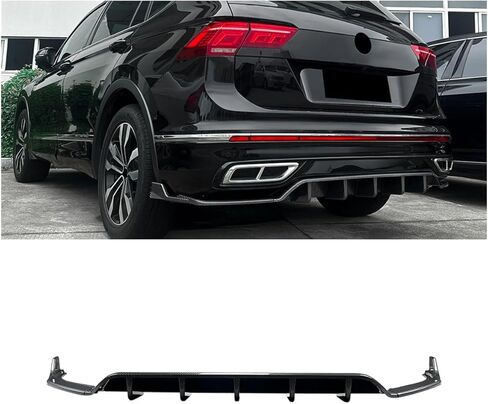 Car Rear Bumper Diffuser Lip Body Kit for VW Tiguan MK2.5 R Line in Saudi Arabia