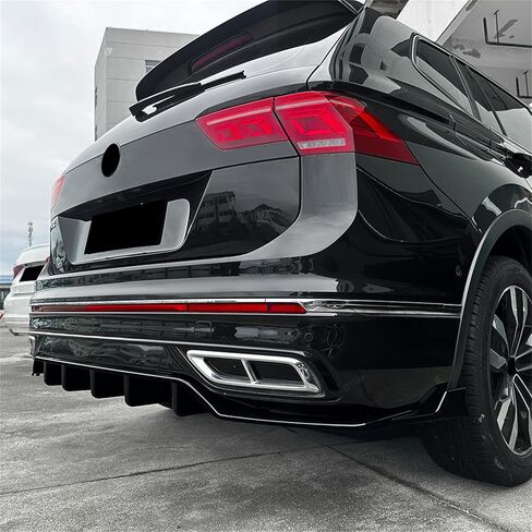 Car Rear Bumper Diffuser Lip Body Kit for VW Tiguan MK2.5 R Line in Saudi Arabia