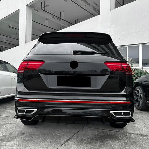 Car Rear Bumper Diffuser Lip Body Kit for VW Tiguan MK2.5 R Line in Saudi Arabia