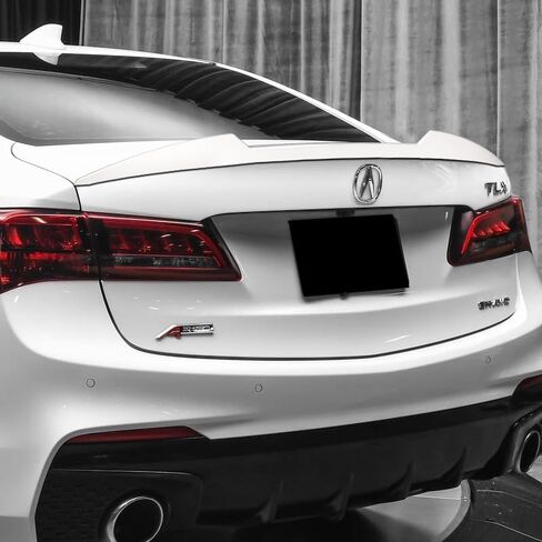 W-Power V-Style Trunk Duckbill Spoiler Wing Compatible with 2015-2020 Acura TLX 2016 2017 2018 2019 (Pearl Black) in Saudi Arabia