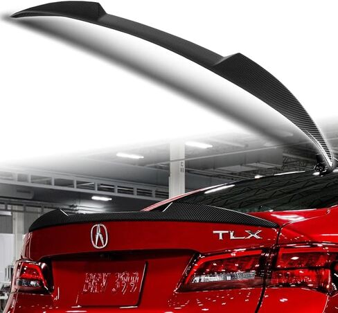 W-Power V-Style Trunk Duckbill Spoiler Wing Compatible with 2015-2020 Acura TLX 2016 2017 2018 2019 (Pearl Black) in Saudi Arabia