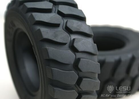 LESU Rubber Wheel Tyres 110MM Diameter 45MM Height for 1/15 RC Loader DIY Car Model in Saudi Arabia