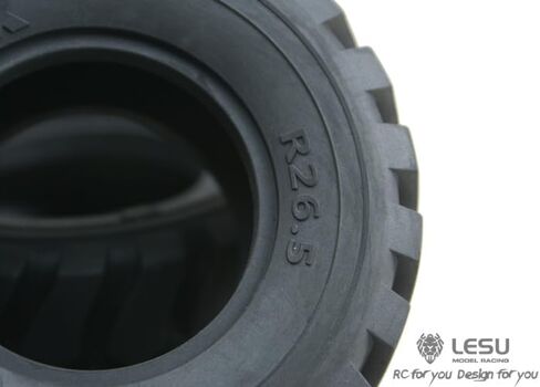 LESU Rubber Wheel Tyres 110MM Diameter 45MM Height for 1/15 RC Loader DIY Car Model in Saudi Arabia