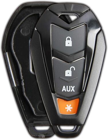 KeylessOption Keyless Entry Remote Control Starter Car Key Fob Case Shell Outer Cover Button Pad For Viper EZSDEI7141 474V (Pack of 2) in Saudi Arabia