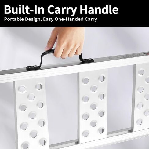 منحدرات VENDAV ATV للشاحنات الصغيرة بطول 7.5 قدم، منحدرات محمولة من الألومنيوم بسعة 1500 رطل، قطعتان. in Kuwait