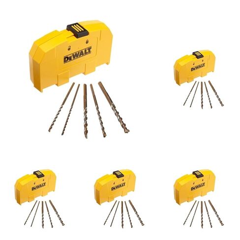 DeWalt DW5205 DeWalt 5 Pc. Premium Percussion Masonry Drill Bit Set in Kuwait
