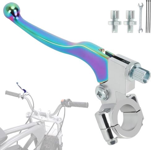 FVRITO Left Brake Handle Clutch Lever Perch for 196cc 6.5HP Coleman CT200U BT200X Trail 200 CT200U-EX CC100X Baja Motovox Monster Moto Mini Bike CRF XR SSR 70 80 Suzuki KX65 Pit Dirt Bike in Saudi Arabia