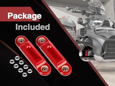 Sway Bar End Links – Billet Aluminum Joint End Links Kit for the Can-Am Ryker 600/900 / Rally (2019-2025) & Sport (2022-2025) Accessories (Black) in Saudi Arabia