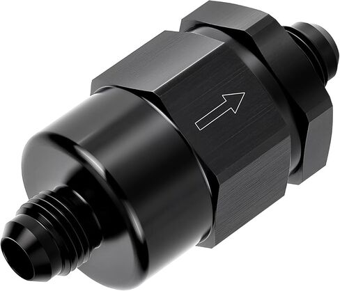 EVIL ENERGY 6AN Male Non Return Fuel Line Check Valve Fitting Aluminum in Saudi Arabia