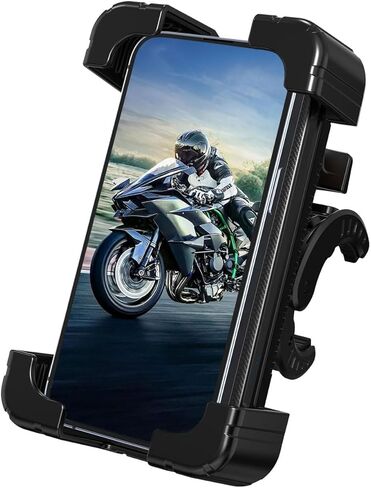 Phone Holder Bike Mount with Detachable Power Bank 5000 mAh– Fast Magnetic Wireless Charging for Strollers, Motorcycles, Gym Equipment, and More – Stable, Secure Design, Water-Resistant in Saudi Arabia