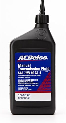 ACDelco GM Original Equipment 10-4070 (88863349) GL-4 75W-90 وصلة توصيل محدودة الانزلاق (LSC) 301 سائل ناقل الحركة اليدوي - 1 لتر in Saudi Arabia